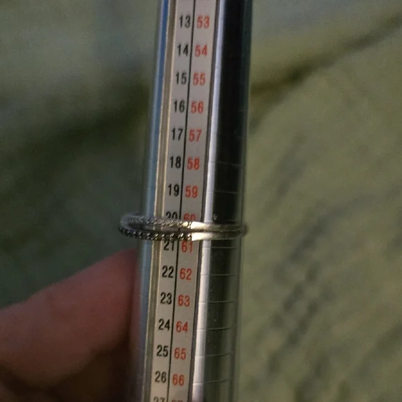 Elegant Silver And Black Twist Ring, KAY JEWLERS Rings